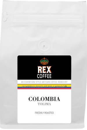 Rex Coffee Colombia Tolima Single Origin Whole Bean