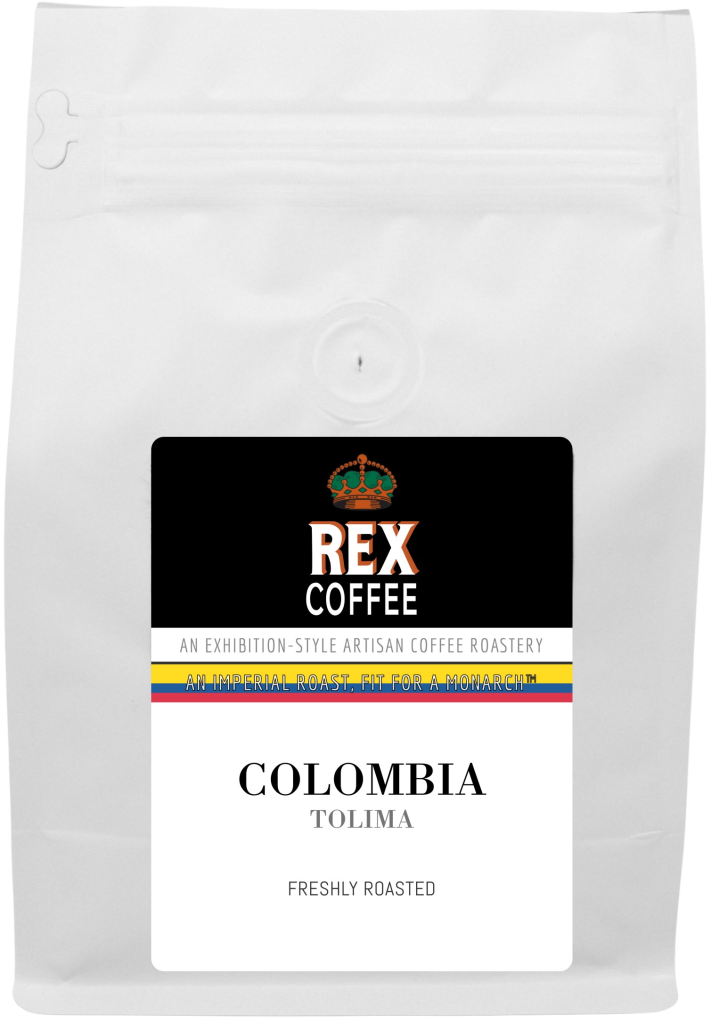 Rex Coffee Colombia Tolima Single Origin Whole Bean