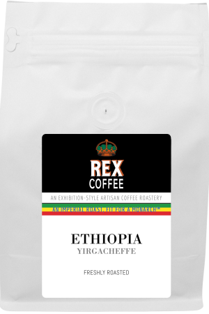 Rex Coffee Ethiopia Yirgacheffe Single Origin Whole Bean