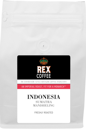 Rex Indonesia Sumatra Single Origin Whole Bean Coffee