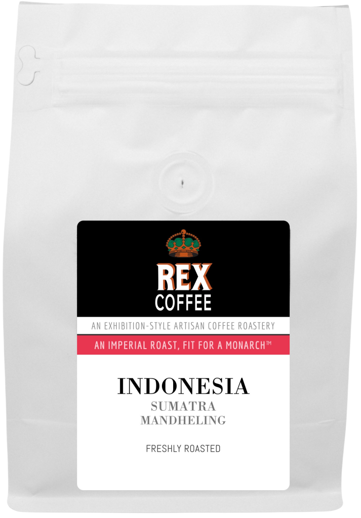 Rex Indonesia Sumatra Single Origin Whole Bean Coffee