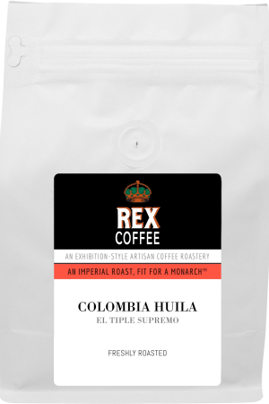 Rex Coffee Colombia Huila el Tiple Supremo Single Origin Whole Bean