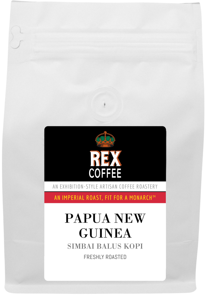 Rex Coffee Papua New Guinea PNG Whole Bean