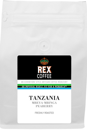 Rex Coffee Tanzania Peaberry Whole Bean