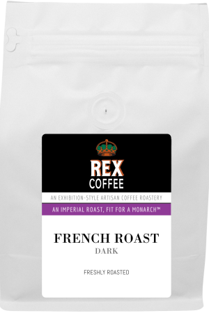 Rex Coffee French Roast Whole Bean Blend