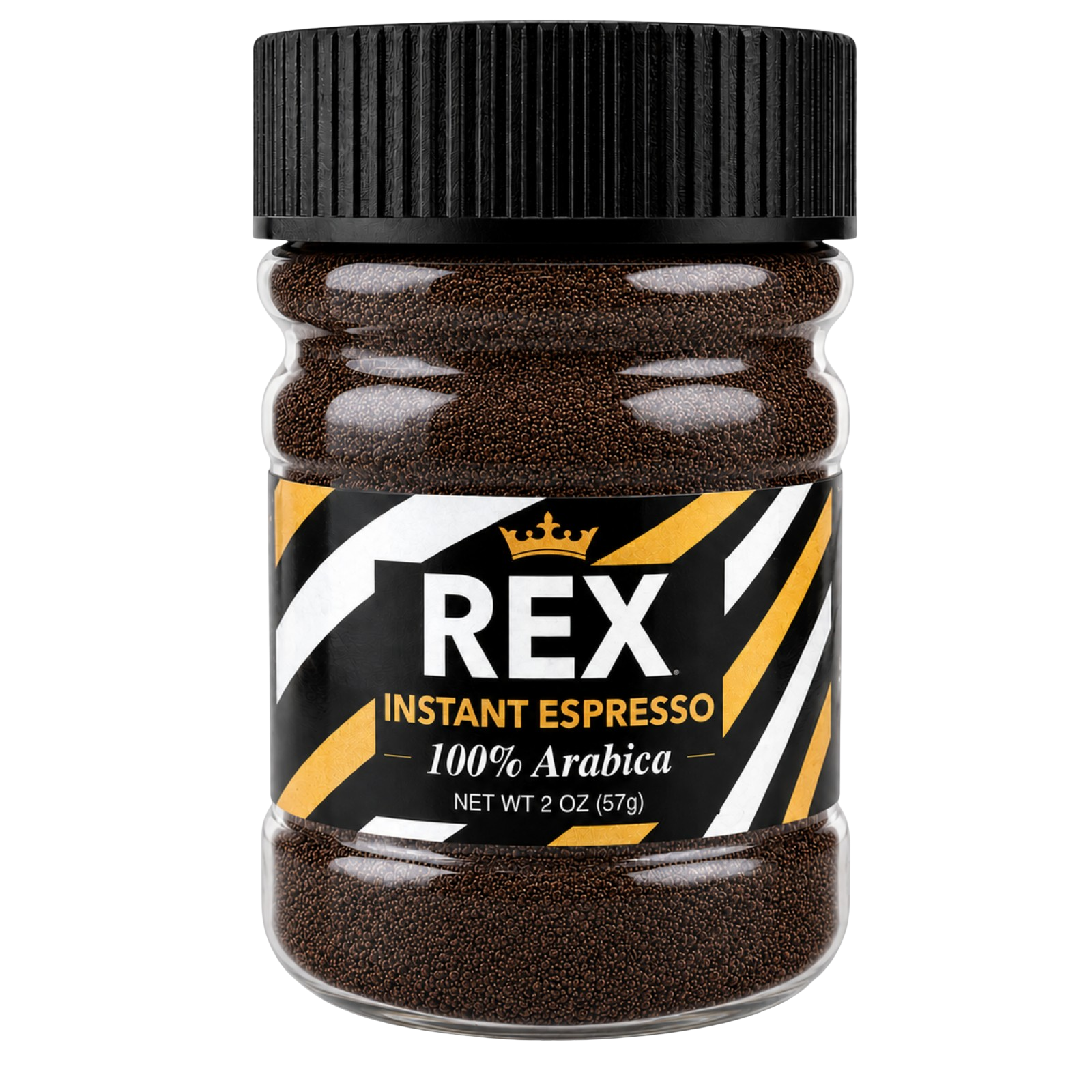 Rex Instant Espresso Coffee 100% Arabica 2 oz jar